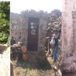 Latrines and awareness-raising contain the spread of diseases and maintain dignity