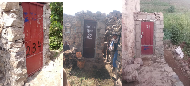 Latrines and awareness-raising contain the spread of diseases and maintain dignity